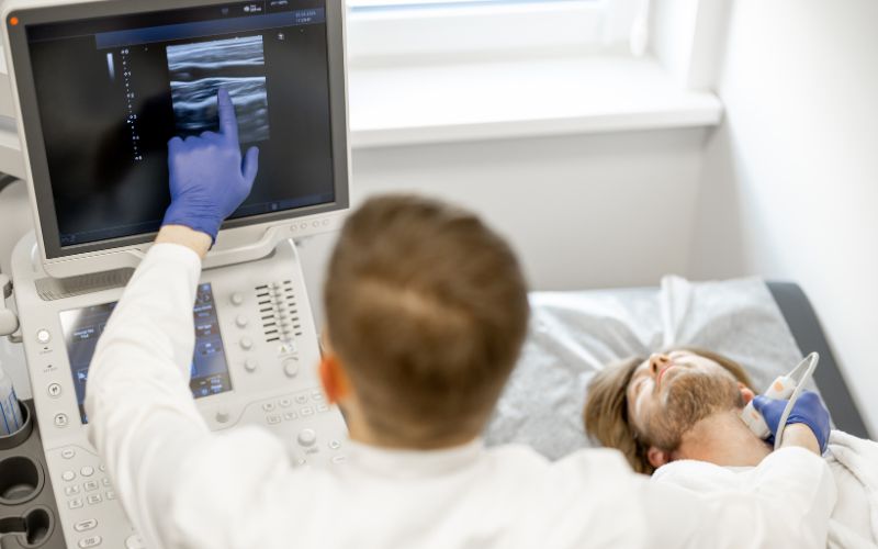 Usg doppler tetnic szyjnych 2